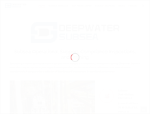 Tablet Screenshot of deepwatersubsea.com